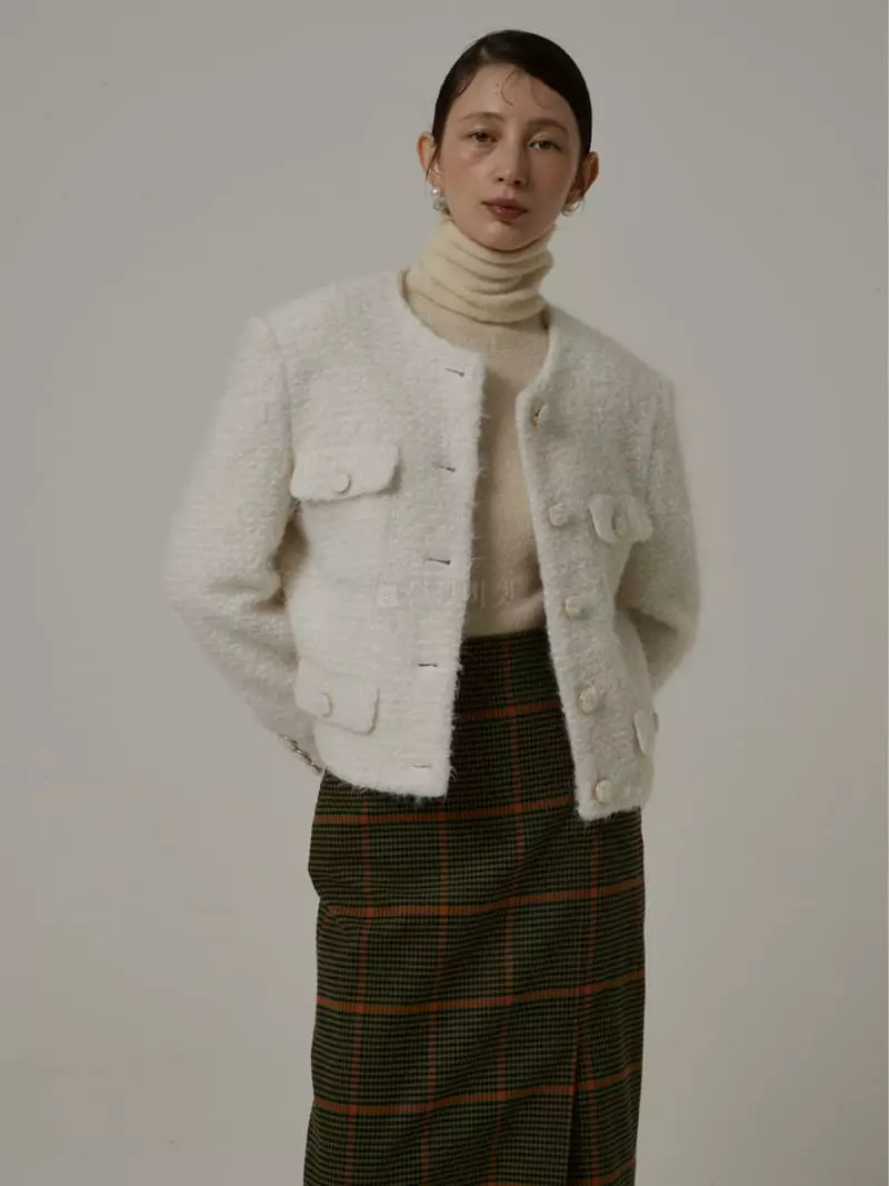 Neroli36 - Korean Women Fashion - #momslook - Cotton Candy Jacket - 2