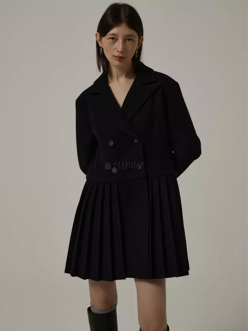 Neroli36 - Korean Women Fashion - #momslook - Twid Winkle One-piece - 2