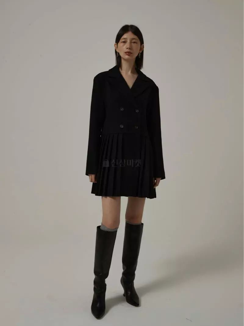 Neroli36 - Korean Women Fashion - #womensfashion - Twid Winkle One-piece - 4