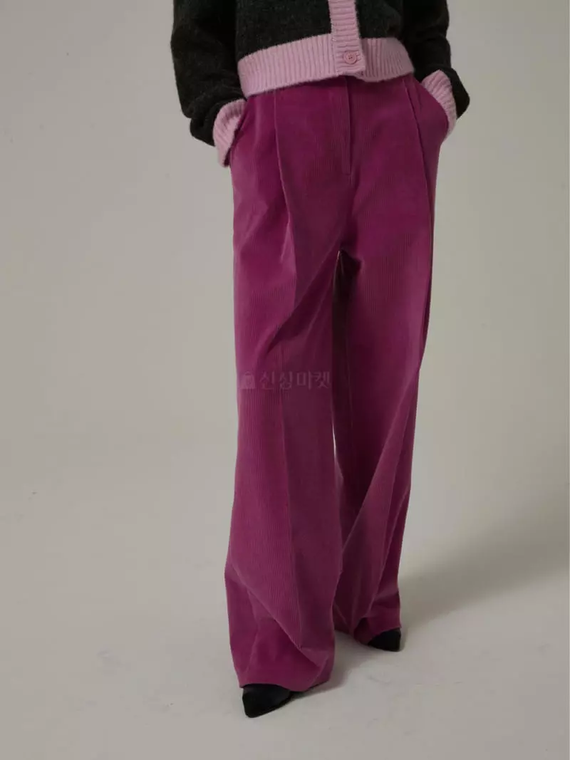 Neroli36 - Korean Women Fashion - #pursuepretty - Corduroy Pants - 3