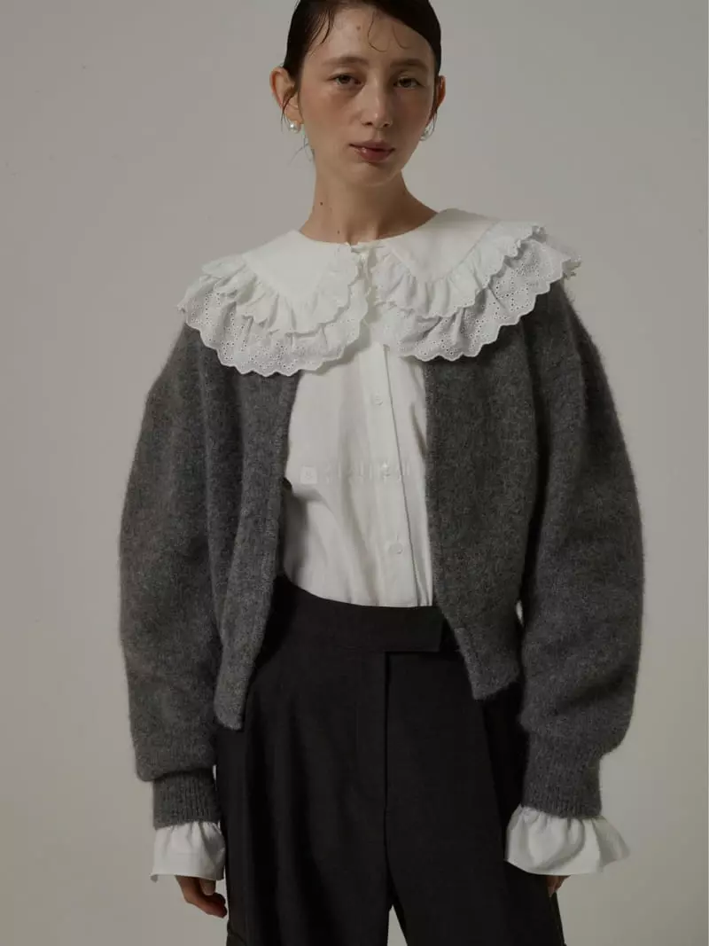 Neroli36 - Korean Women Fashion - #romanticstyle - Frill Blouse - 11