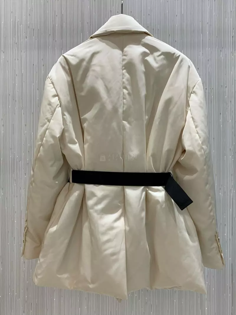 Neroli36 - Korean Women Fashion - #thatsdarling - Fra Belt Padding Jacket - 12