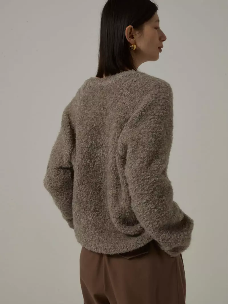 Neroli36 - Korean Women Fashion - #shopsmall - Bookle Knit Tee - 4