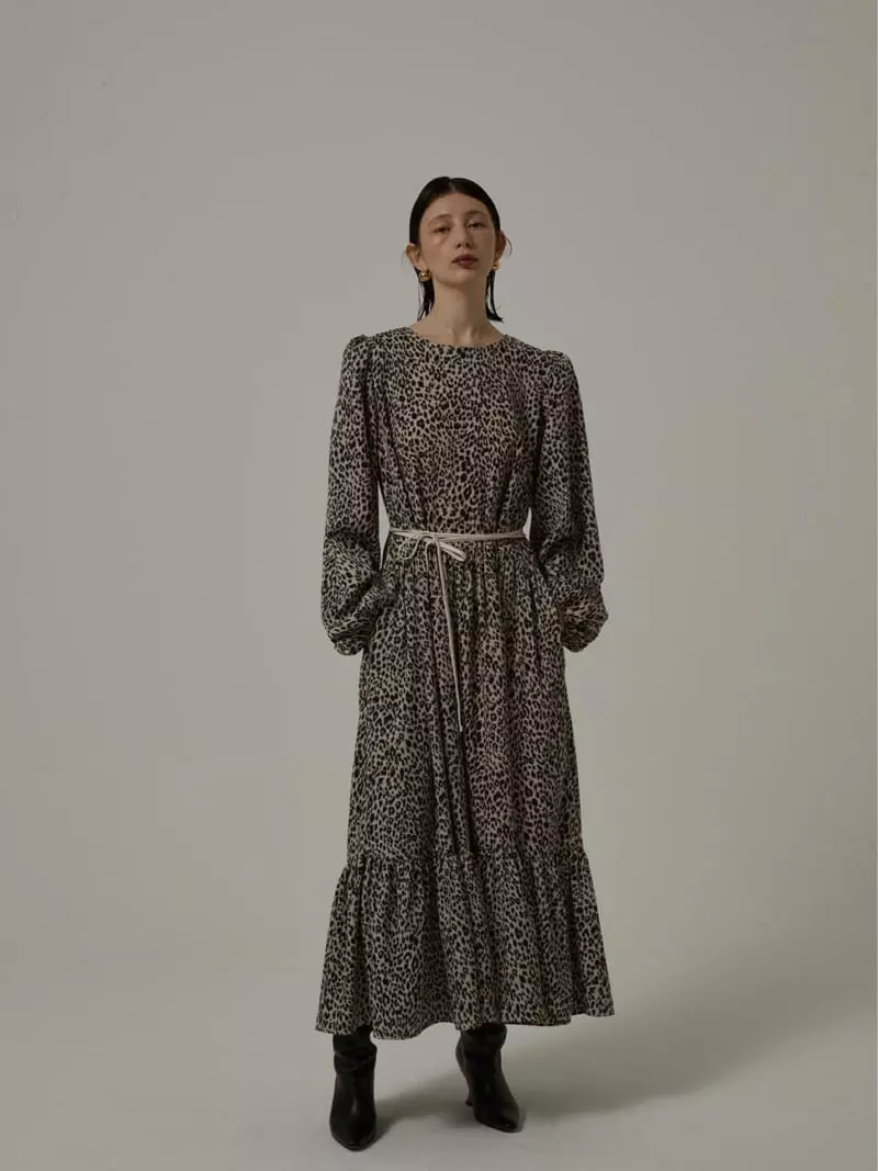 Neroli36 - Korean Women Fashion - #vintageinspired - Leopard One-piece - 9