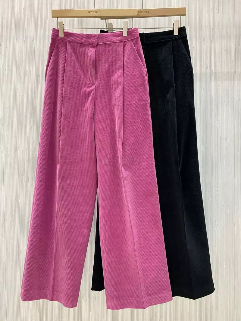 Neroli36 - Korean Women Fashion - #womensfashion - Corduroy Pants - 12