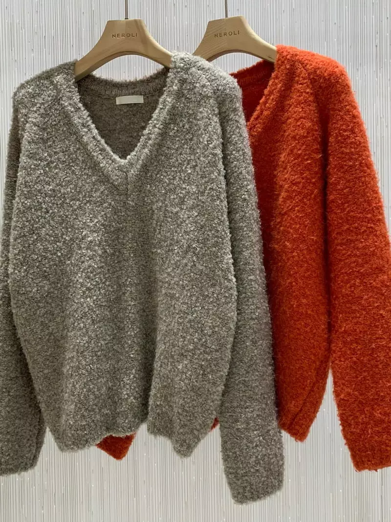 Neroli36 - Korean Women Fashion - #womensfashion - Bookle Knit Tee - 9