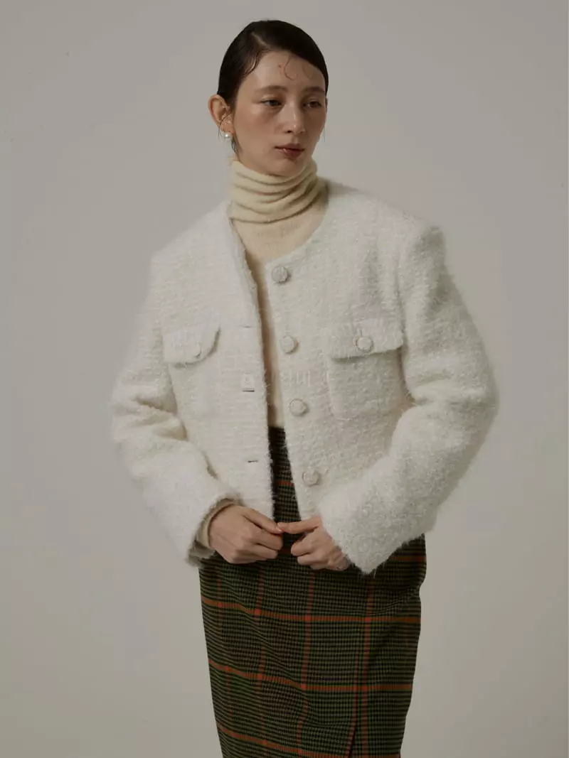 Neroli36 - Korean Women Fashion - #womensfashion - Cotton Candy Jacket - 5