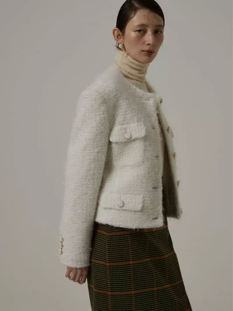 Neroli36 - Korean Women Fashion - #womensfashion - Cotton Candy Jacket - 9