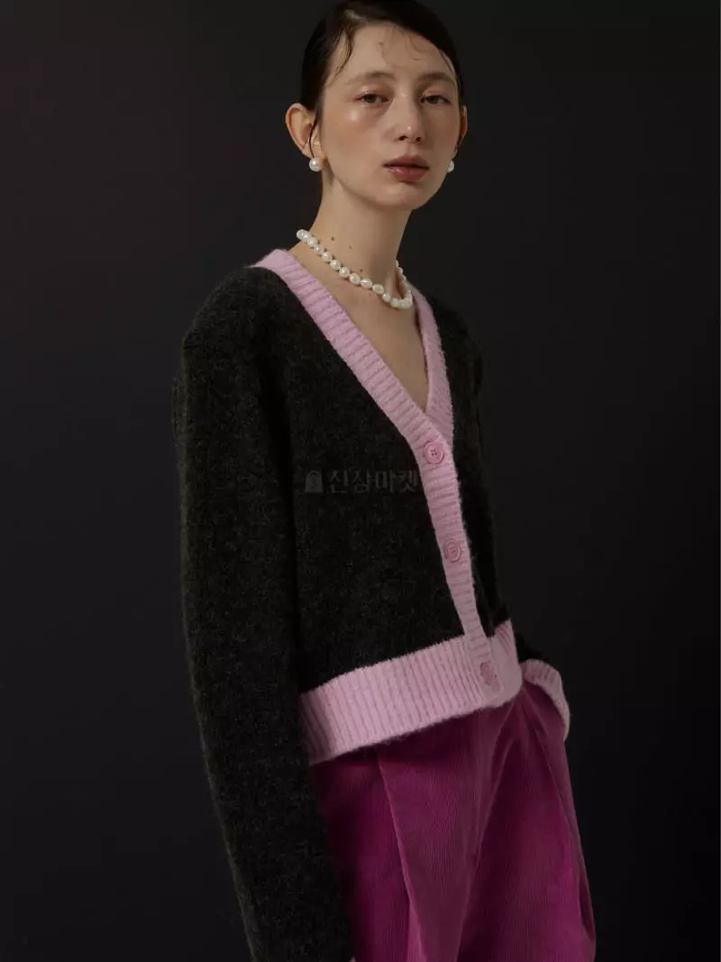 Neroli36 - Korean Women Fashion - #womensfashion - Color Pd Cardigan - 2