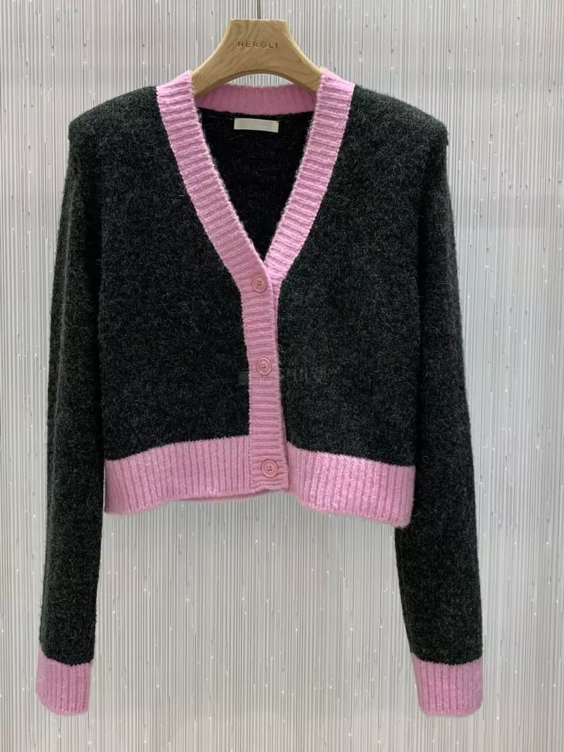 Neroli36 - Korean Women Fashion - #womensfashion - Color Pd Cardigan - 8