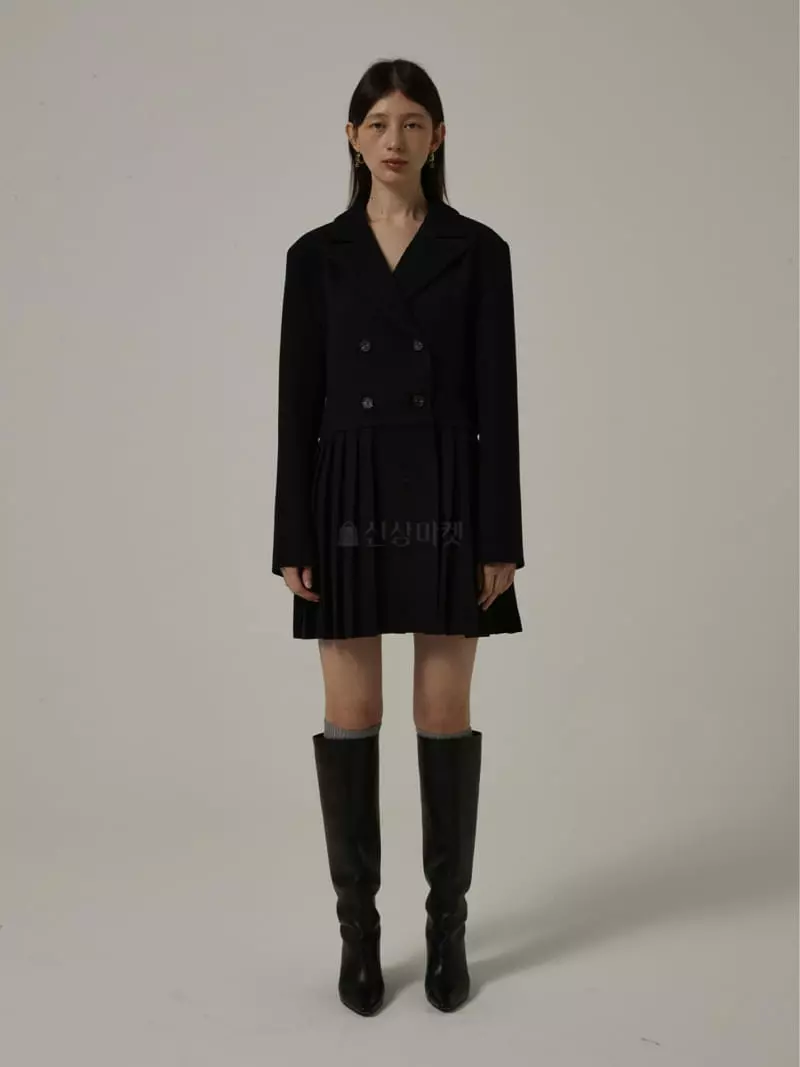 Neroli36 - Korean Women Fashion - #womensfashion - Twid Winkle One-piece