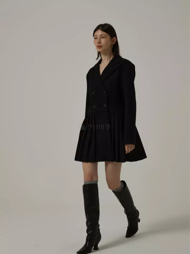 Neroli36 - Korean Women Fashion - #womensfashion - Twid Winkle One-piece - 5