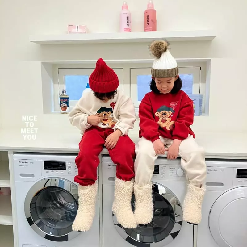 Nice To Meet You - Korean Children Fashion - #childrensboutique - Happy Sweatshirt - 2