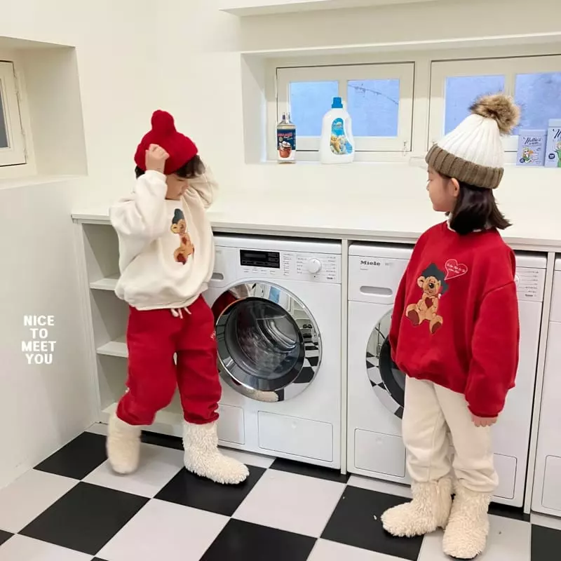 Nice To Meet You - Korean Children Fashion - #designkidswear - Happy Sweatshirt - 3