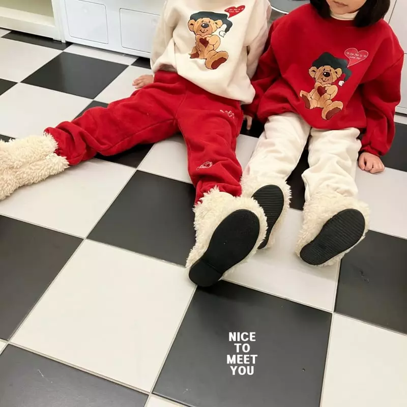 Nice To Meet You - Korean Children Fashion - #designkidswear - Happy Sweatshirt - 4
