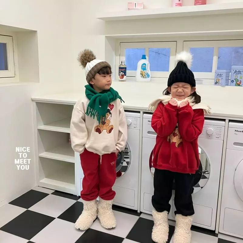 Nice To Meet You - Korean Children Fashion - #fashionkids - Happy Sweatshirt - 5