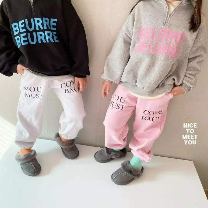 Nice To Meet You - Korean Children Fashion - #fashionkids - Come Back Pants - 2
