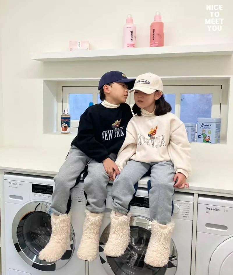 Nice To Meet You - Korean Children Fashion - #fashionkids - New York Sweatshirt - 3