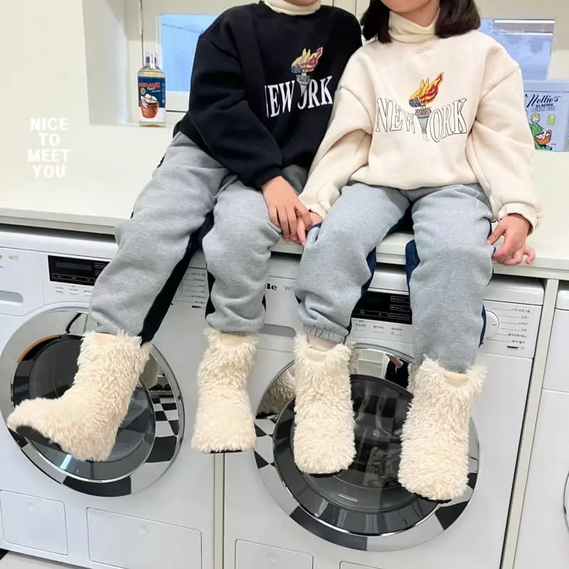 Nice To Meet You - Korean Children Fashion - #fashionkids - New York Sweatshirt - 4