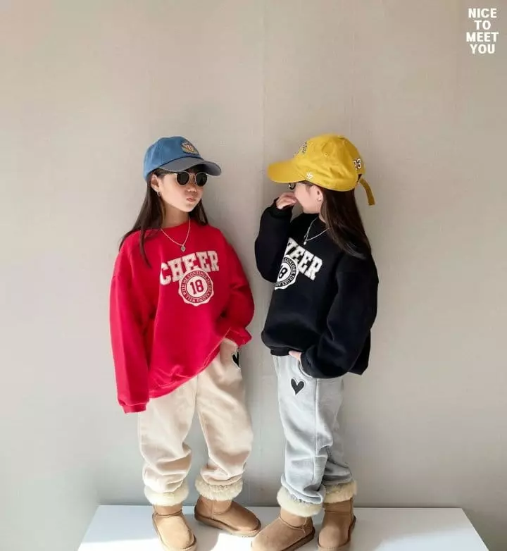 Nice To Meet You - Korean Children Fashion - #kidzfashiontrend - Cheer Up Sweatshirt - 2