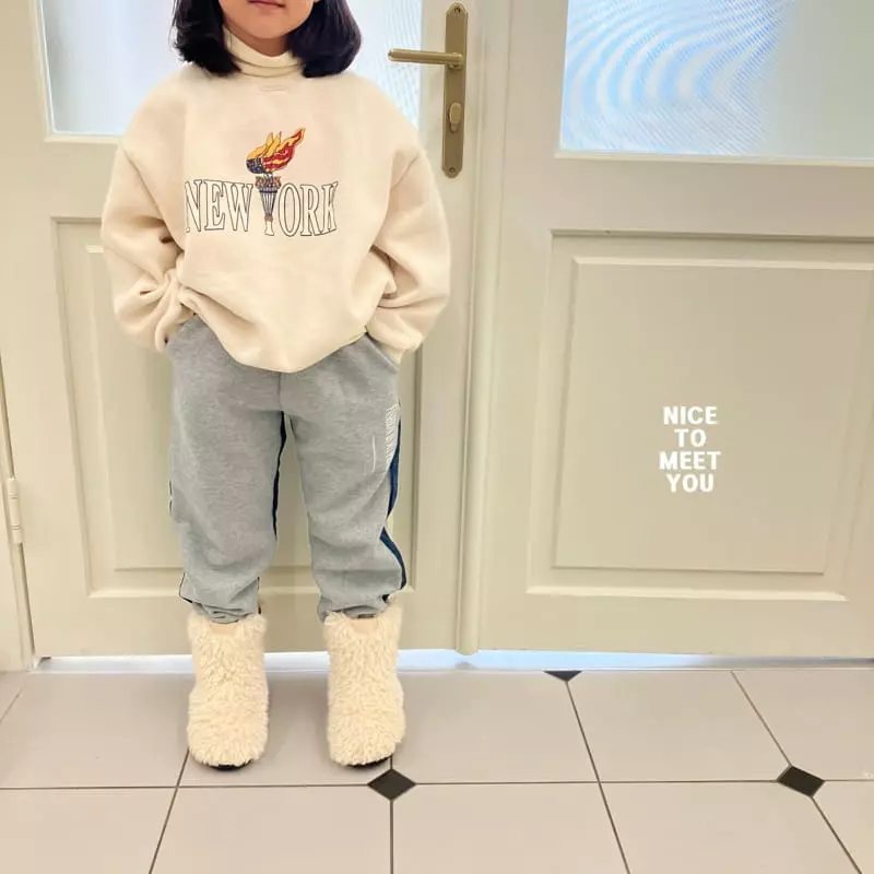 Nice To Meet You - Korean Children Fashion - #magicofchildhood - New York Sweatshirt - 9