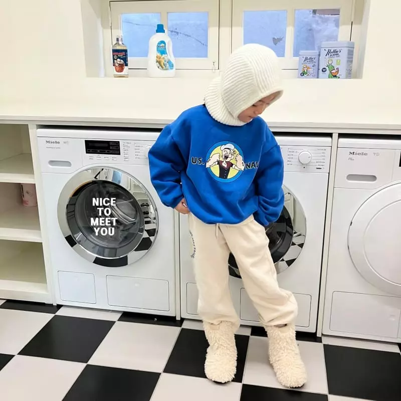 Nice To Meet You - Korean Children Fashion - #magicofchildhood - Popeye Sweatshirt - 6