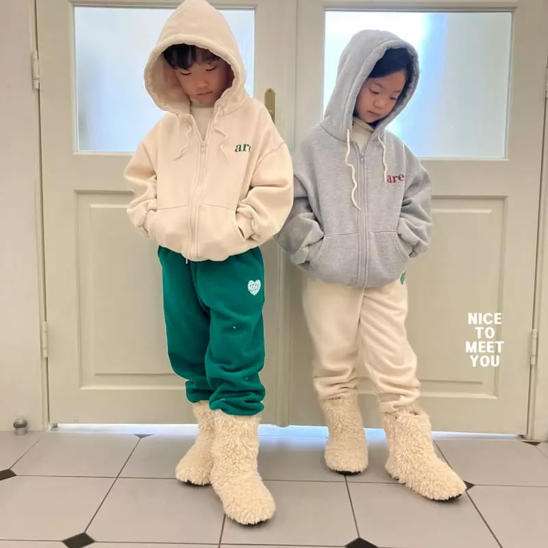 Nice To Meet You - Korean Children Fashion - #magicofchildhood - Are Zip-up Hoody - 5