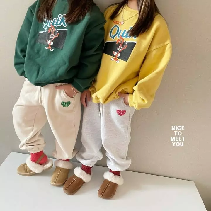 Nice To Meet You - Korean Children Fashion - #minifashionista - Love Pants - 2