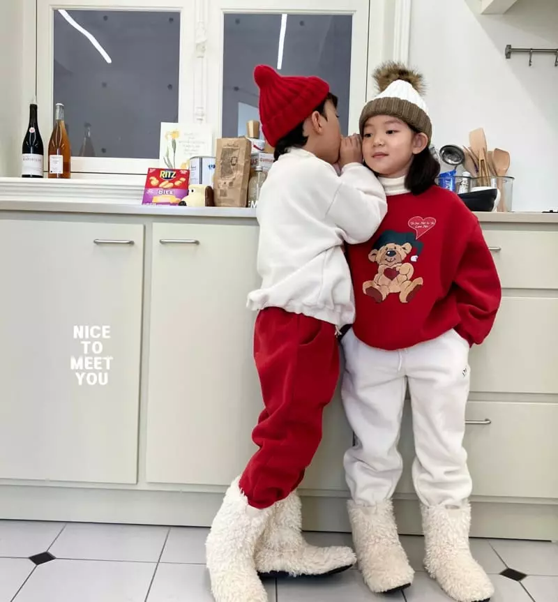 Nice To Meet You - Korean Children Fashion - #minifashionista - Happy Sweatshirt - 12