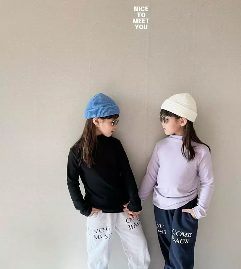 Nice To Meet You - Korean Children Fashion - #prettylittlegirls - Latte Turtleneck Tee - 2