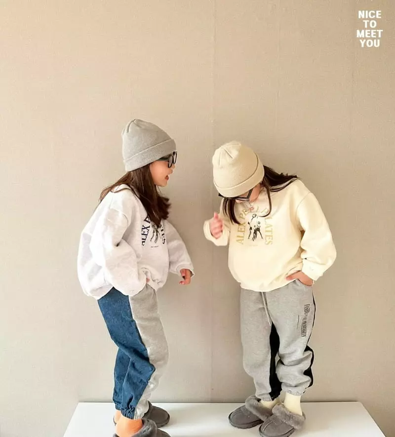 Nice To Meet You - Korean Children Fashion - #toddlerclothing - Alex Sweatshirt - 3