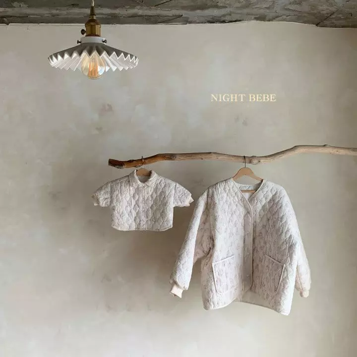 Night Bebe - Korean Baby Fashion - #babyboutique - Rose Quilting Jacket with Mom - 9