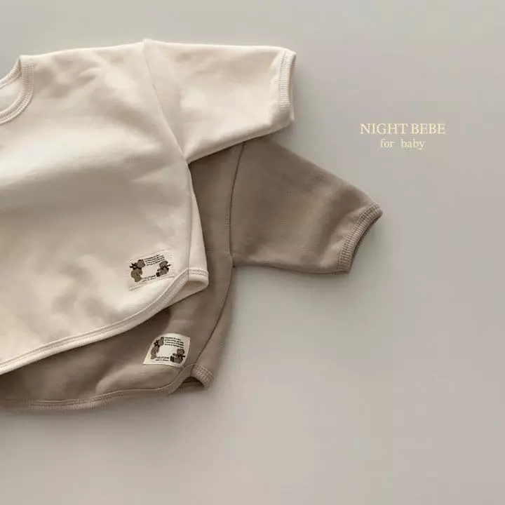 Night Bebe - Korean Baby Fashion - #babyboutiqueclothing - Bear Label Tee - 7