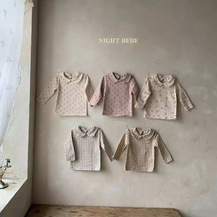 Night Bebe - Korean Baby Fashion - #babyfever - Daily Circle Collar Tee - 11