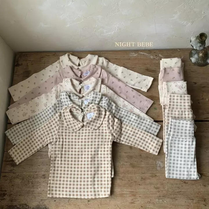 Night Bebe - Korean Baby Fashion - #babygirlfashion - Daily Circle Collar Tee - 12