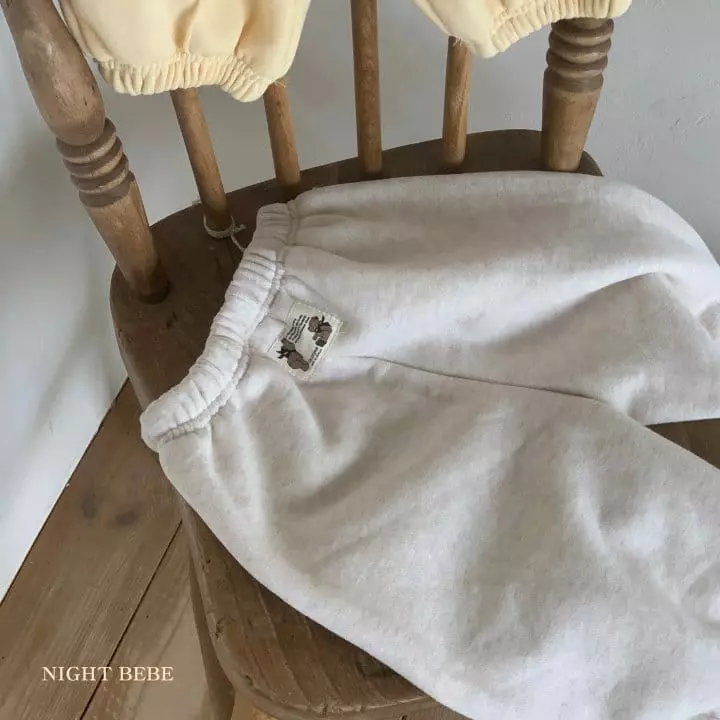 Night Bebe - Korean Baby Fashion - #babylifestyle - Bear Label Pants - 11