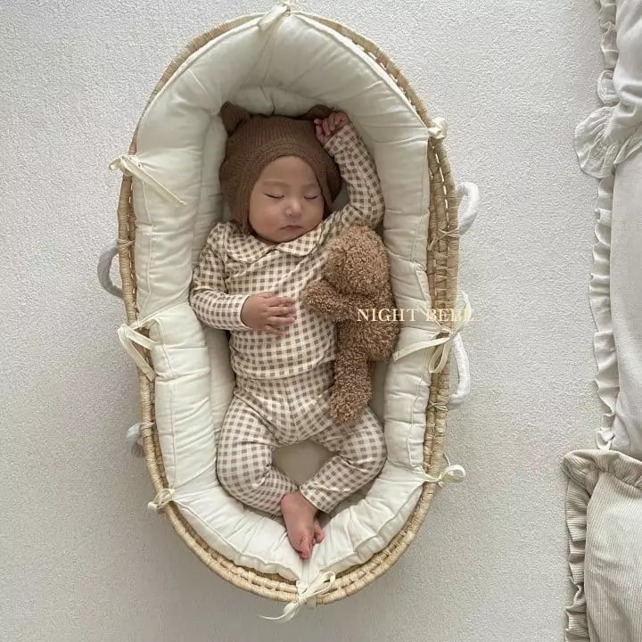Night Bebe - Korean Baby Fashion - #babyoutfit - Daily Circle Collar Tee - 2