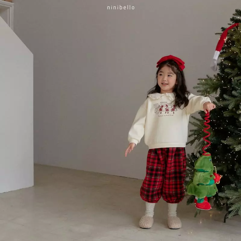 Ninibello - Korean Children Fashion - #prettylittlegirls - Check Pants - 6
