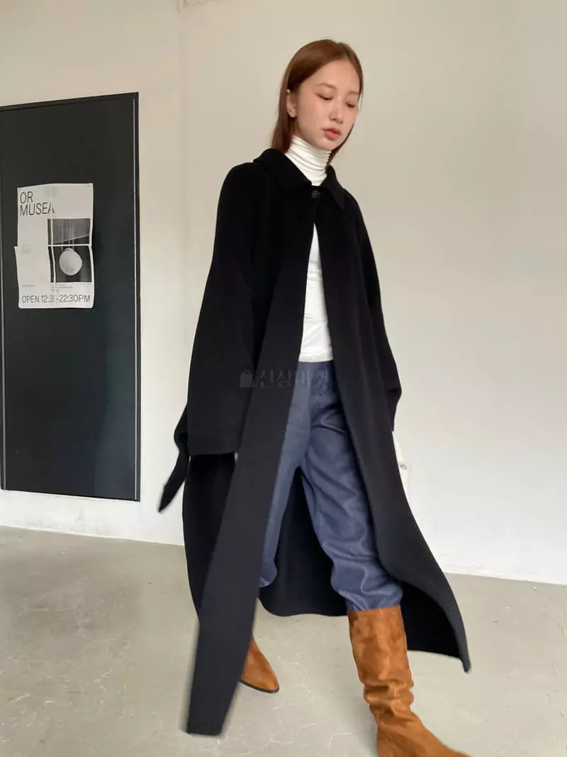 Nyunyu Wear - Korean Women Fashion - #momslook - Wrinkle Coat - 3