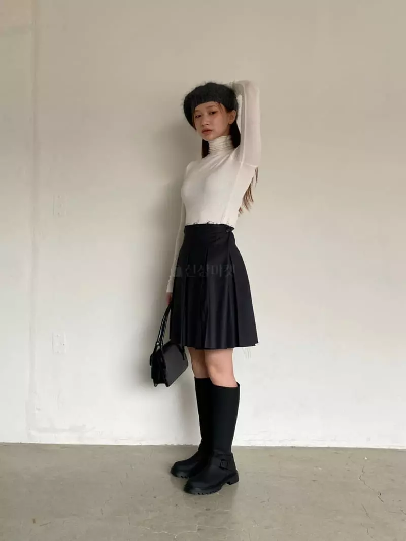 Nyunyu Wear - Korean Women Fashion - #momslook - Wrap Skirt - 5