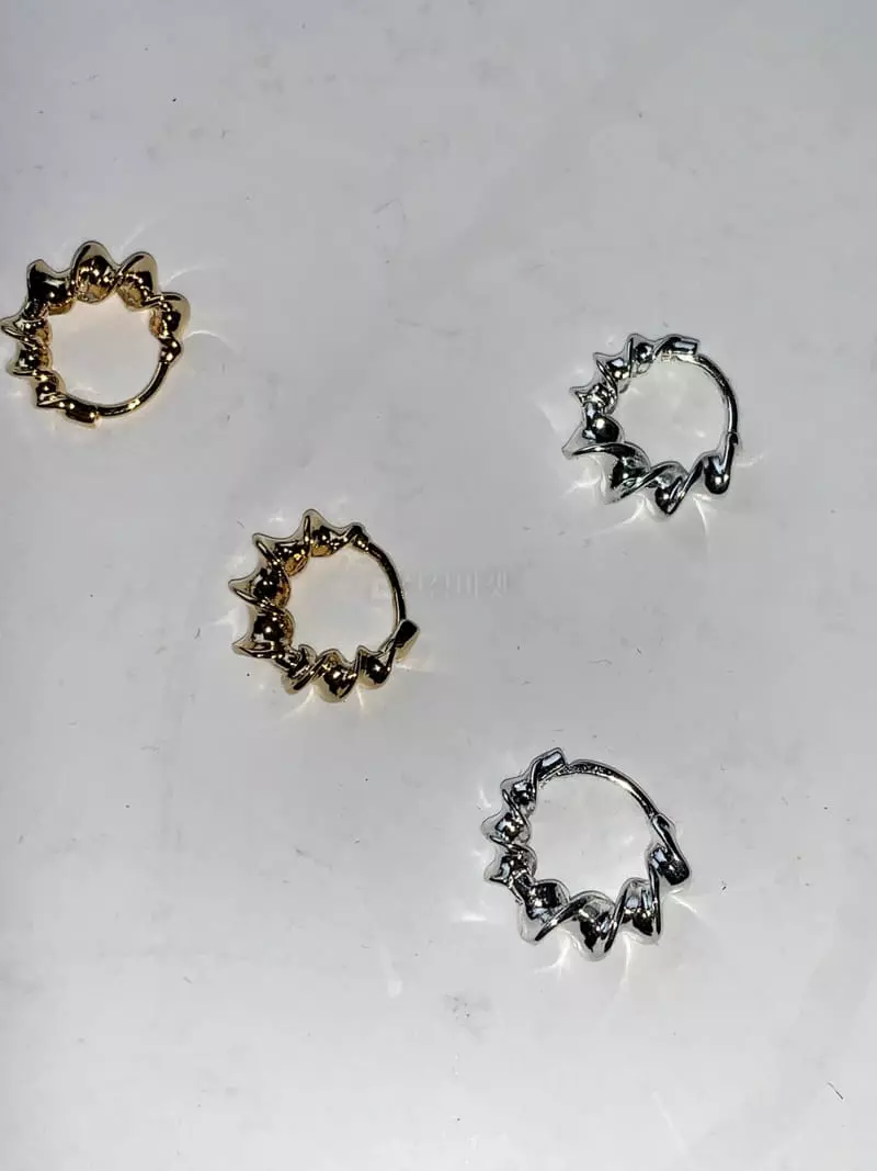 Nyunyu Wear - Korean Women Fashion - #womensfashion - Twist Earring - 4