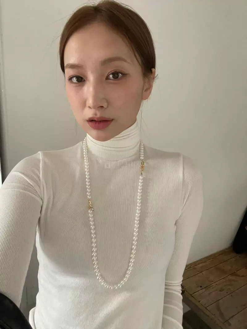 Nyunyu Wear - Korean Women Fashion - #momslook - Big Pearl Necklars - 3