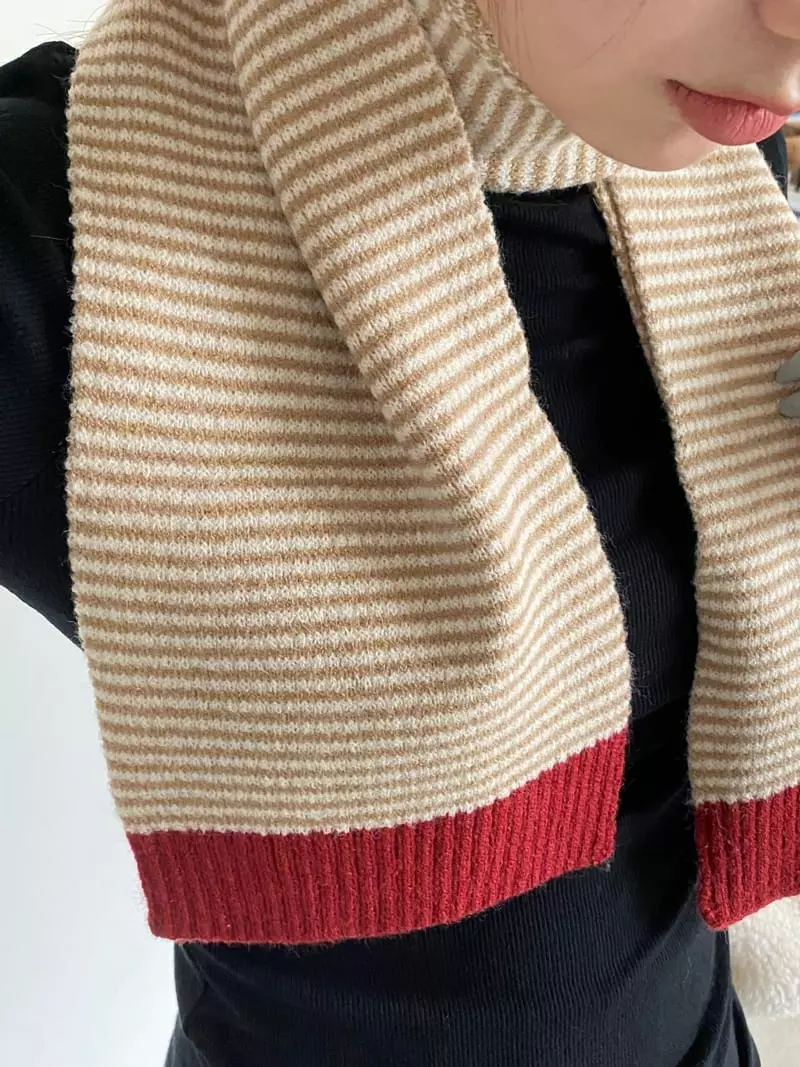 Nyunyu Wear - Korean Women Fashion - #womensfashion - MF Stripes Muffler - 4