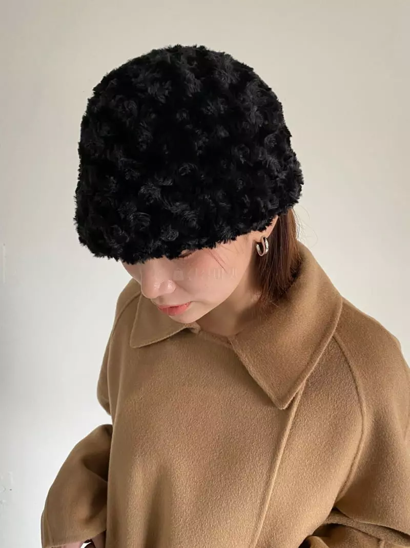 Nyunyu Wear - Korean Women Fashion - #momslook - Rose Mink Hat