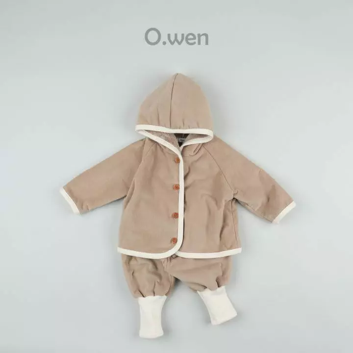 O Wen - Korean Baby Fashion - #babyfashion - Bebe Cozy Cardigan Set