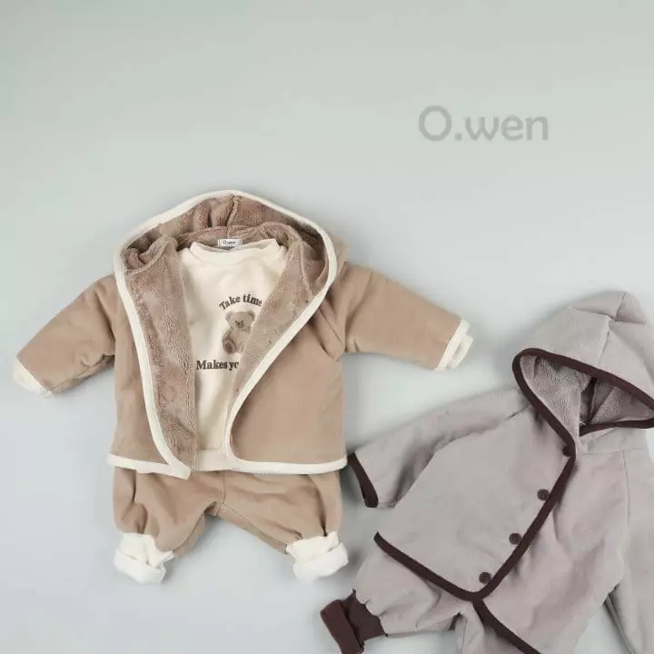 O Wen - Korean Baby Fashion - #babyoninstagram - Bebe Cozy Cardigan Set - 5