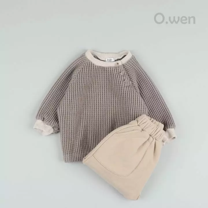 O Wen - Korean Baby Fashion - #babyoutfit - Bebe Cozy Baggy Pants - 6