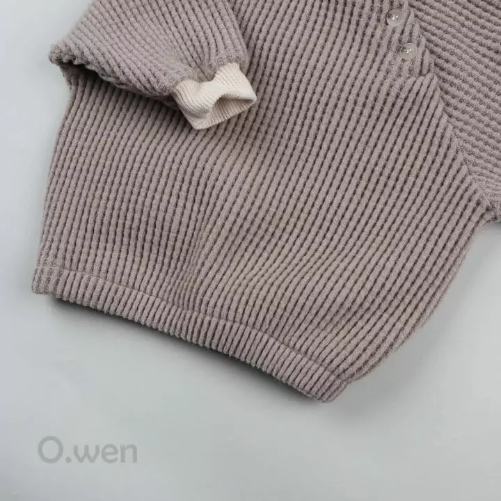 O Wen - Korean Baby Fashion - #babywear - Bebe Waffle Sweatshirt - 8