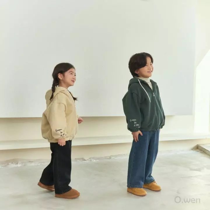 O Wen - Korean Children Fashion - #childofig - Fliffy Hoody Zip-up