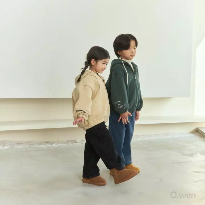 O Wen - Korean Children Fashion - #childofig - Fliffy Hoody Zip-up - 2